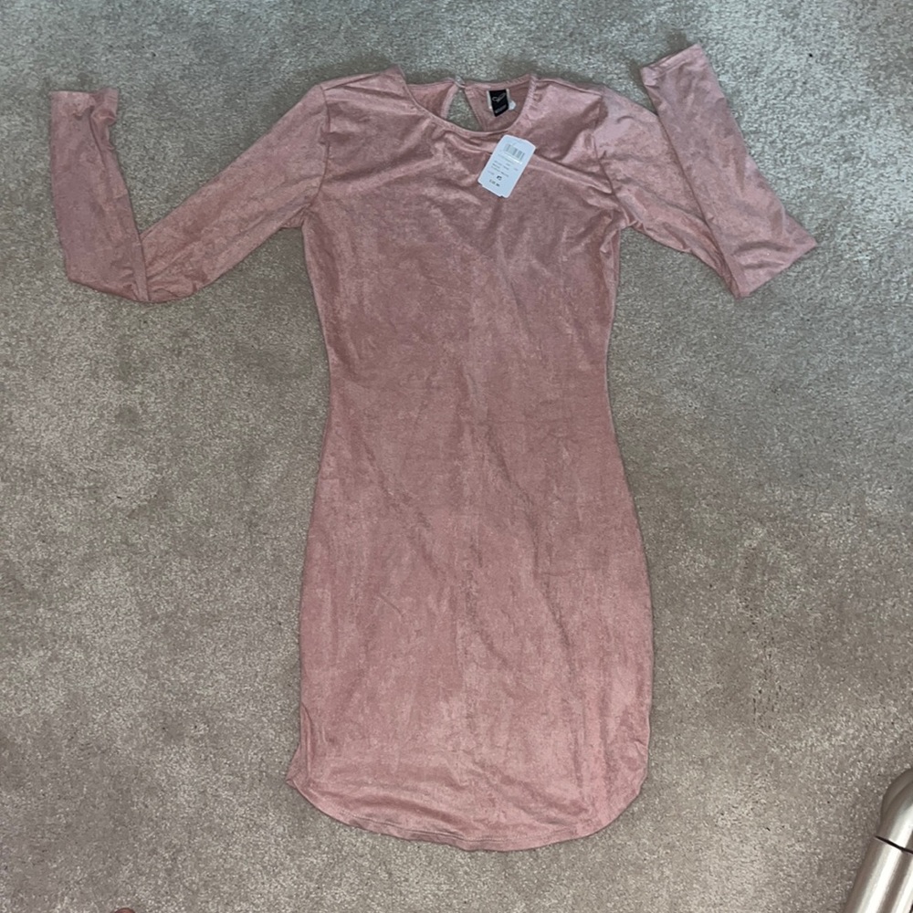 Suede dress